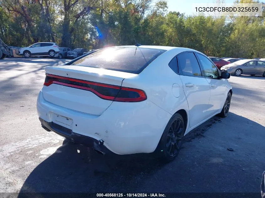 2013 Dodge Dart Gt VIN: 1C3CDFCB8DD325659 Lot: 40568125