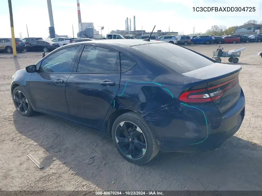 1C3CDFBAXDD304725 2013 Dodge Dart Sxt