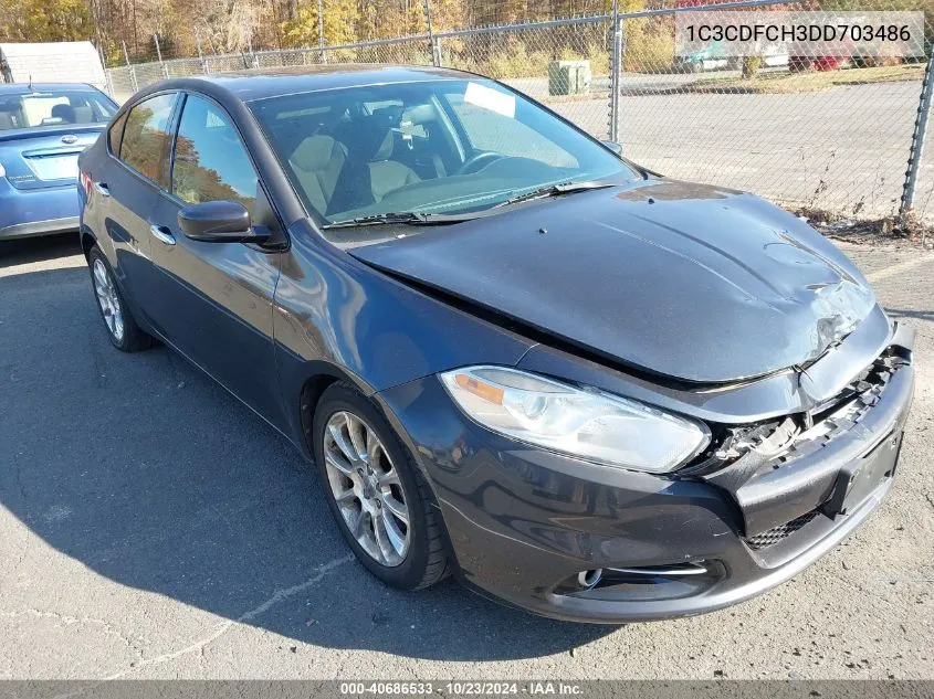 1C3CDFCH3DD703486 2013 Dodge Dart Limited