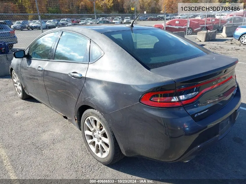 2013 Dodge Dart Limited VIN: 1C3CDFCH3DD703486 Lot: 40686533