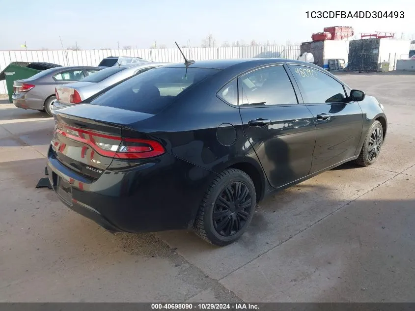 2013 Dodge Dart Sxt VIN: 1C3CDFBA4DD304493 Lot: 40698090