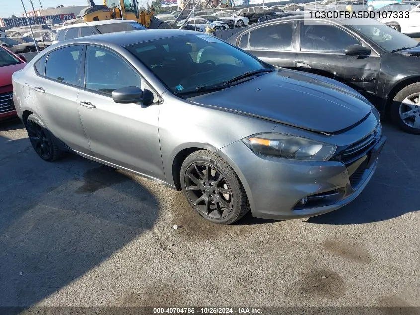 2013 Dodge Dart Sxt VIN: 1C3CDFBA5DD107333 Lot: 40704785