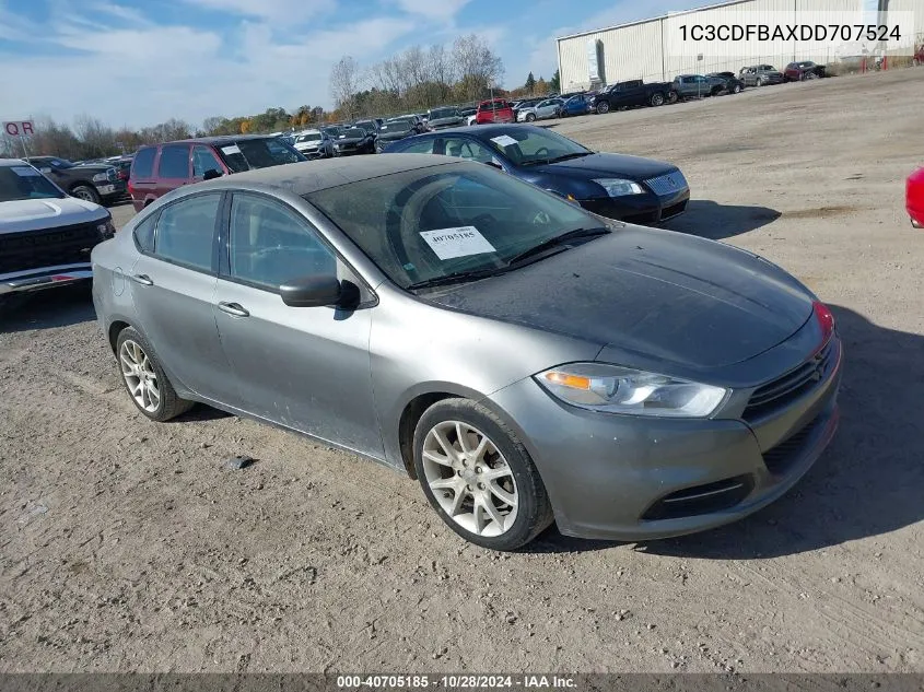 2013 Dodge Dart Sxt VIN: 1C3CDFBAXDD707524 Lot: 40705185