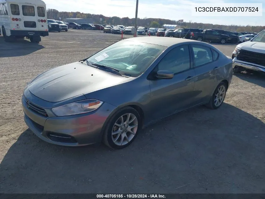 1C3CDFBAXDD707524 2013 Dodge Dart Sxt