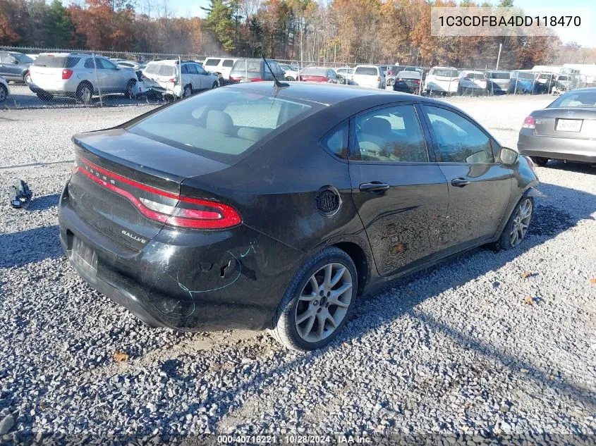 1C3CDFBA4DD118470 2013 Dodge Dart Sxt