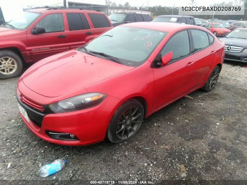 2013 Dodge Dart Rallye VIN: 1C3CDFBAXDD208769 Lot: 40719719