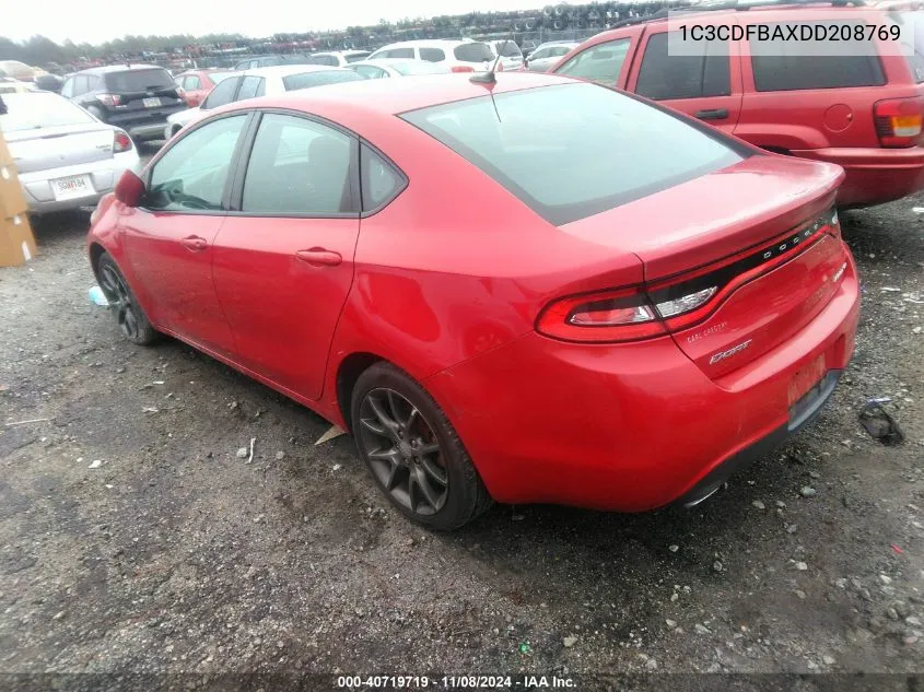 2013 Dodge Dart Rallye VIN: 1C3CDFBAXDD208769 Lot: 40719719