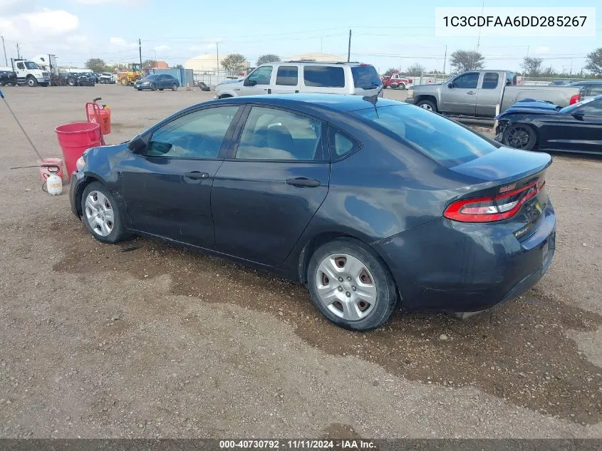 1C3CDFAA6DD285267 2013 Dodge Dart Se