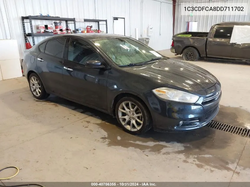 2013 Dodge Dart Limited VIN: 1C3CDFCA8DD711702 Lot: 40756355