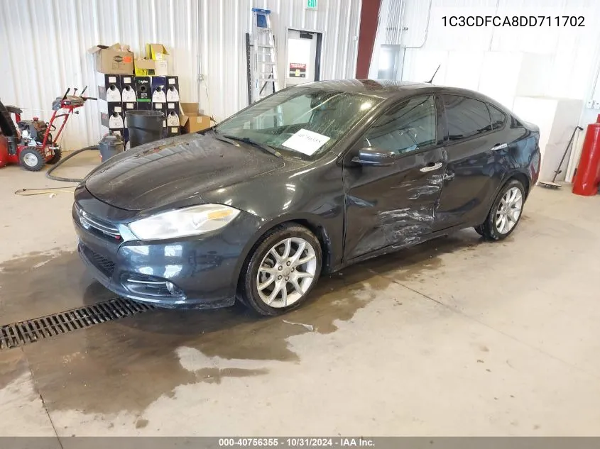 2013 Dodge Dart Limited VIN: 1C3CDFCA8DD711702 Lot: 40756355