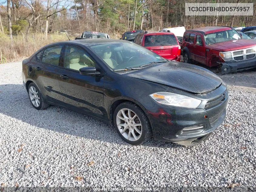 2013 Dodge Dart Sxt VIN: 1C3CDFBH8DD575957 Lot: 40772406