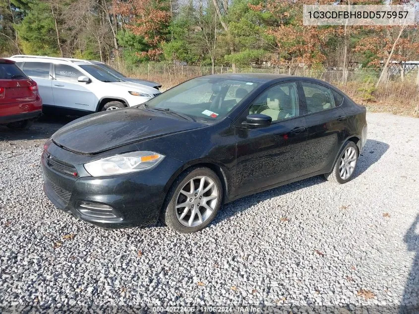 2013 Dodge Dart Sxt VIN: 1C3CDFBH8DD575957 Lot: 40772406