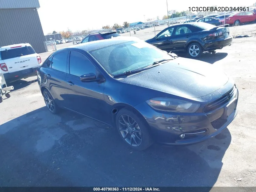 1C3CDFBA2DD344961 2013 Dodge Dart Sxt