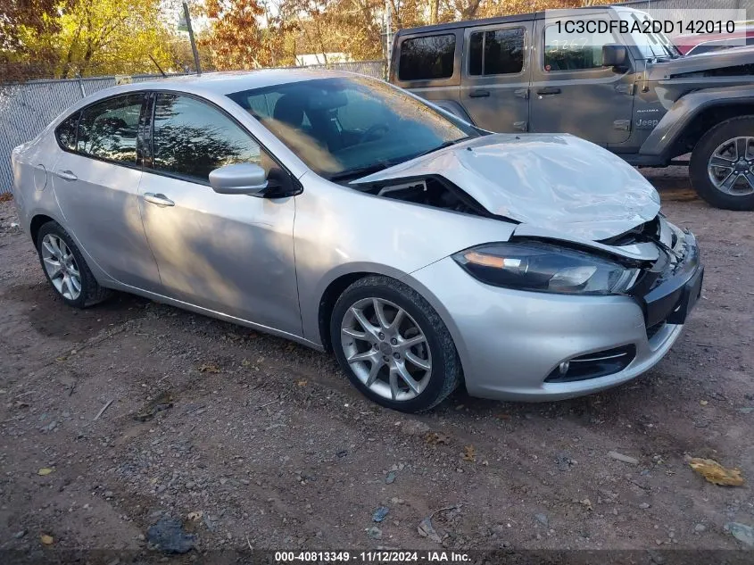 1C3CDFBA2DD142010 2013 Dodge Dart Rallye