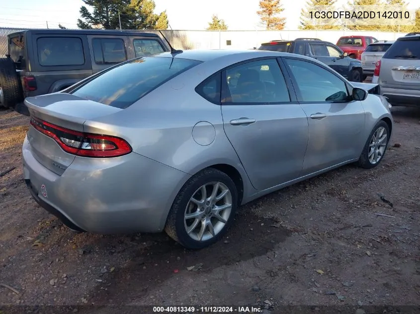 1C3CDFBA2DD142010 2013 Dodge Dart Rallye