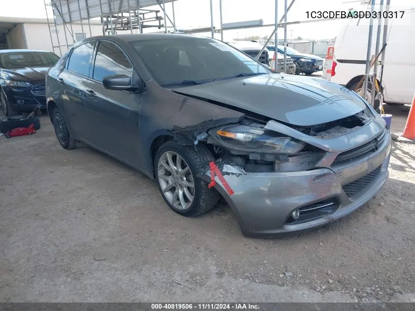 1C3CDFBA3DD310317 2013 Dodge Dart Sxt