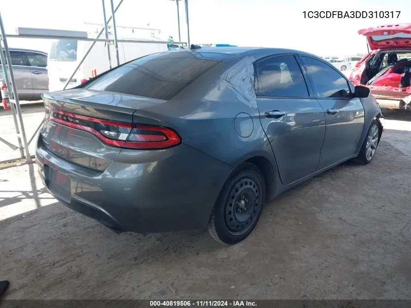 1C3CDFBA3DD310317 2013 Dodge Dart Sxt