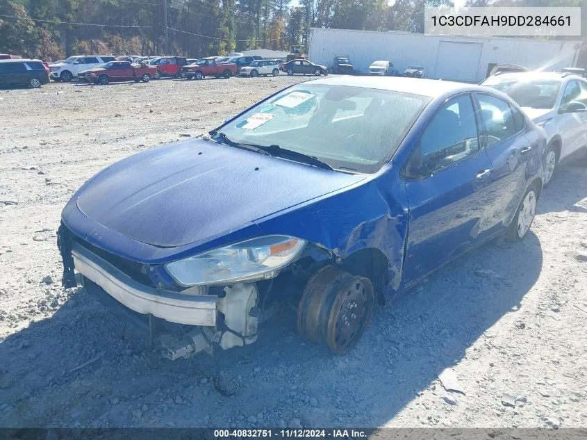 2013 Dodge Dart Aero VIN: 1C3CDFAH9DD284661 Lot: 40832751