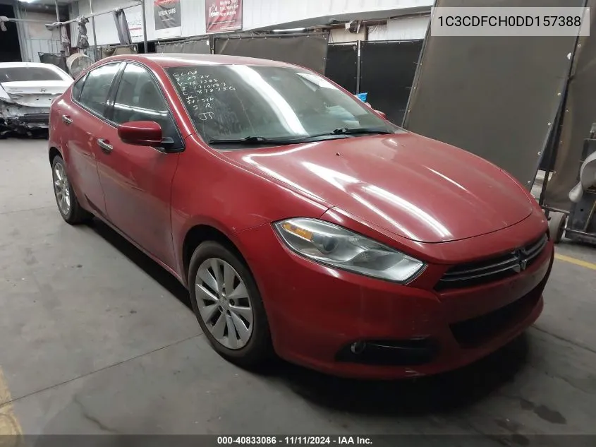 2013 Dodge Dart Limited VIN: 1C3CDFCH0DD157388 Lot: 40833086