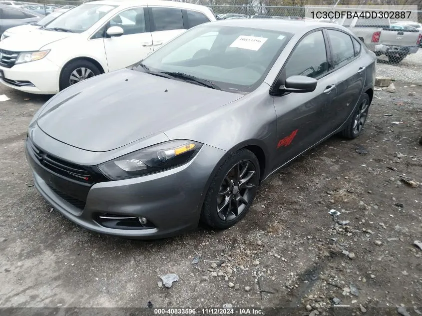 1C3CDFBA4DD302887 2013 Dodge Dart Sxt