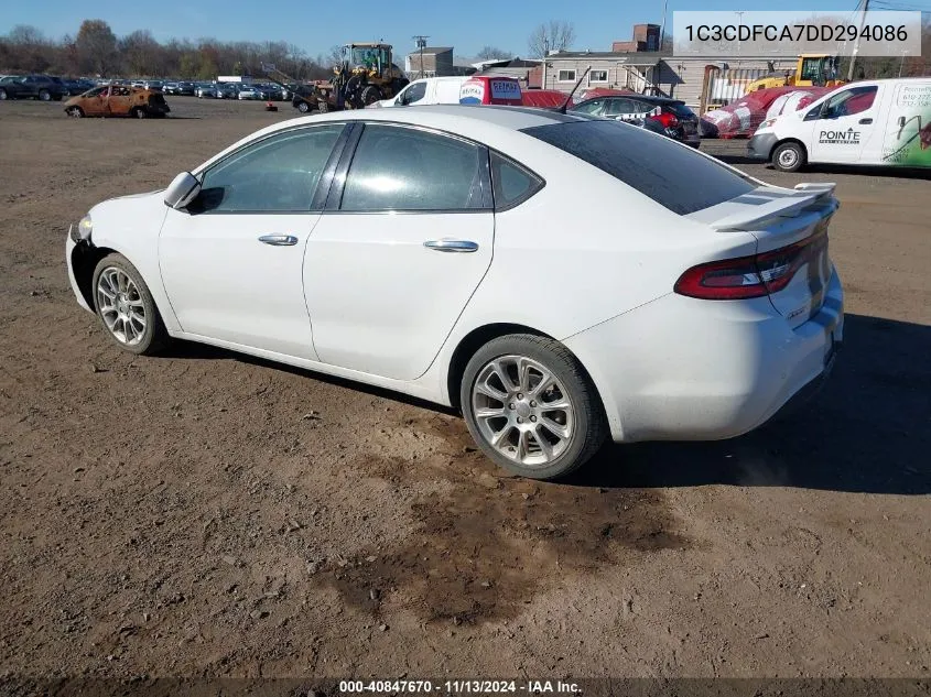 2013 Dodge Dart Limited VIN: 1C3CDFCA7DD294086 Lot: 40847670