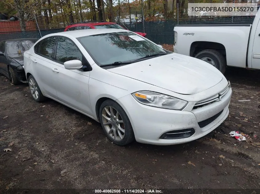 1C3CDFBA5DD155270 2013 Dodge Dart Sxt