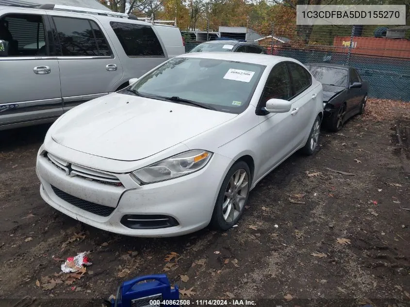 1C3CDFBA5DD155270 2013 Dodge Dart Sxt