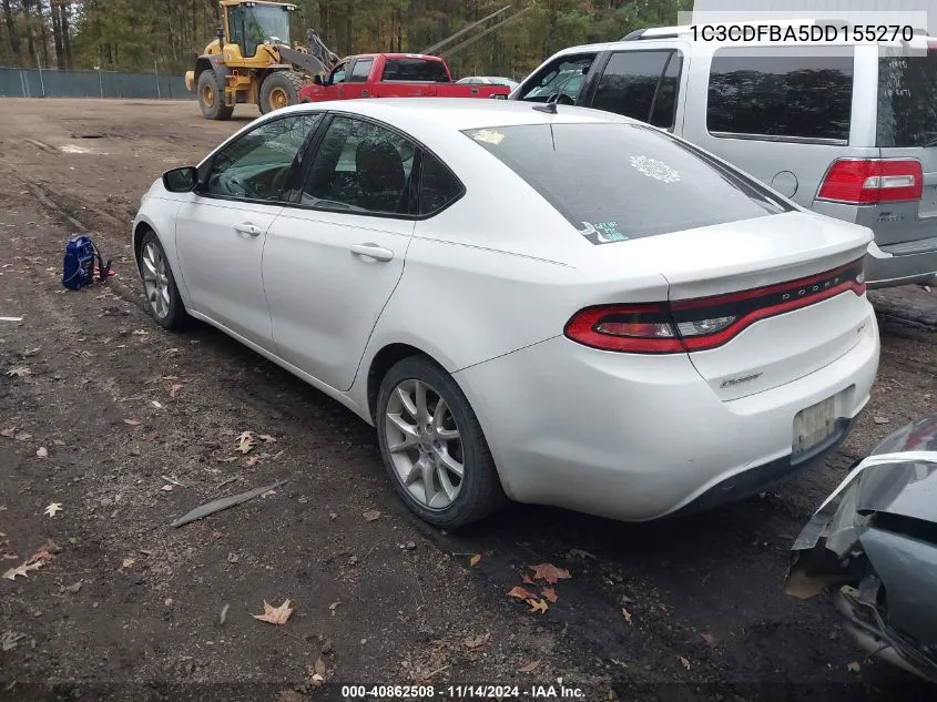 1C3CDFBA5DD155270 2013 Dodge Dart Sxt