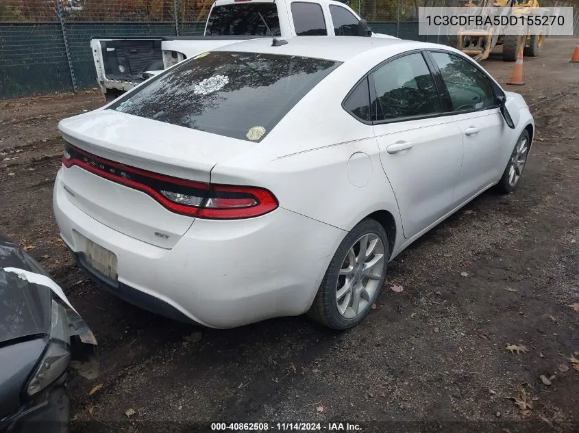 1C3CDFBA5DD155270 2013 Dodge Dart Sxt