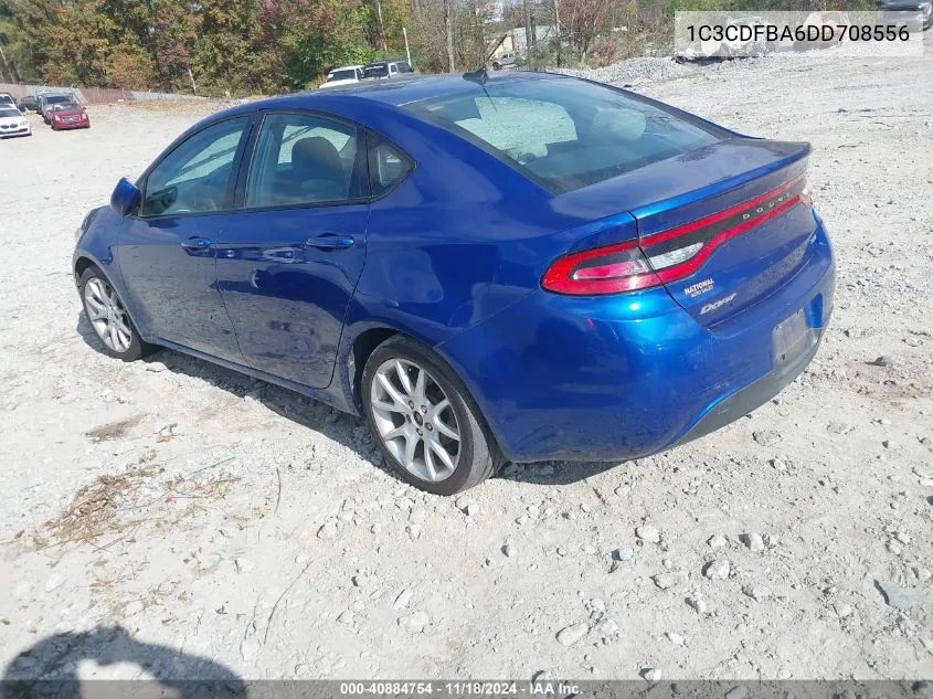 2013 Dodge Dart Sxt VIN: 1C3CDFBA6DD708556 Lot: 40884754