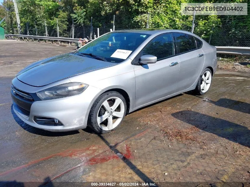 1C3CDFEB9ED904402 2014 Dodge Dart Gt