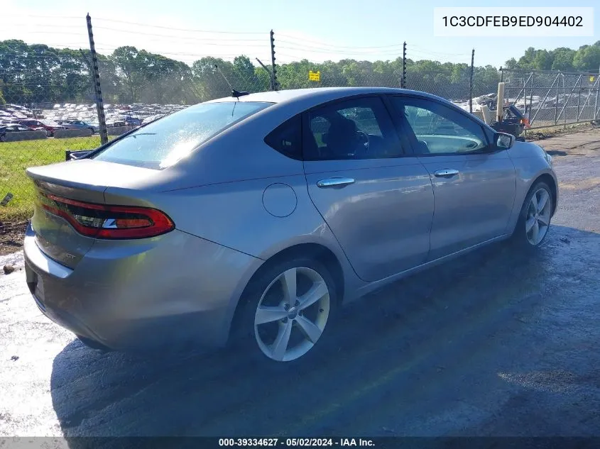 1C3CDFEB9ED904402 2014 Dodge Dart Gt