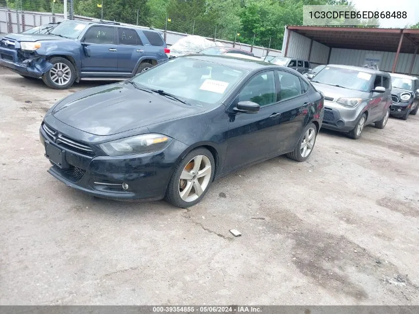 2014 Dodge Dart Gt VIN: 1C3CDFEB6ED868488 Lot: 39354855