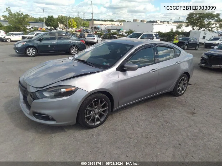 2014 Dodge Dart Sxt VIN: 1C3CDFBB1ED903099 Lot: 39519761