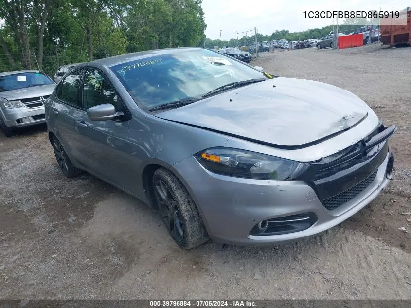 1C3CDFBB8ED865919 2014 Dodge Dart Sxt