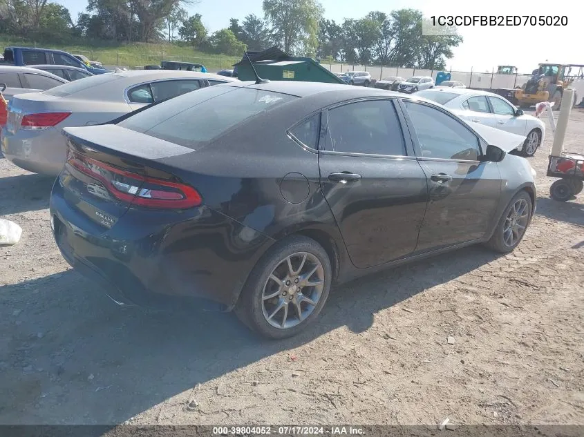 1C3CDFBB2ED705020 2014 Dodge Dart Sxt