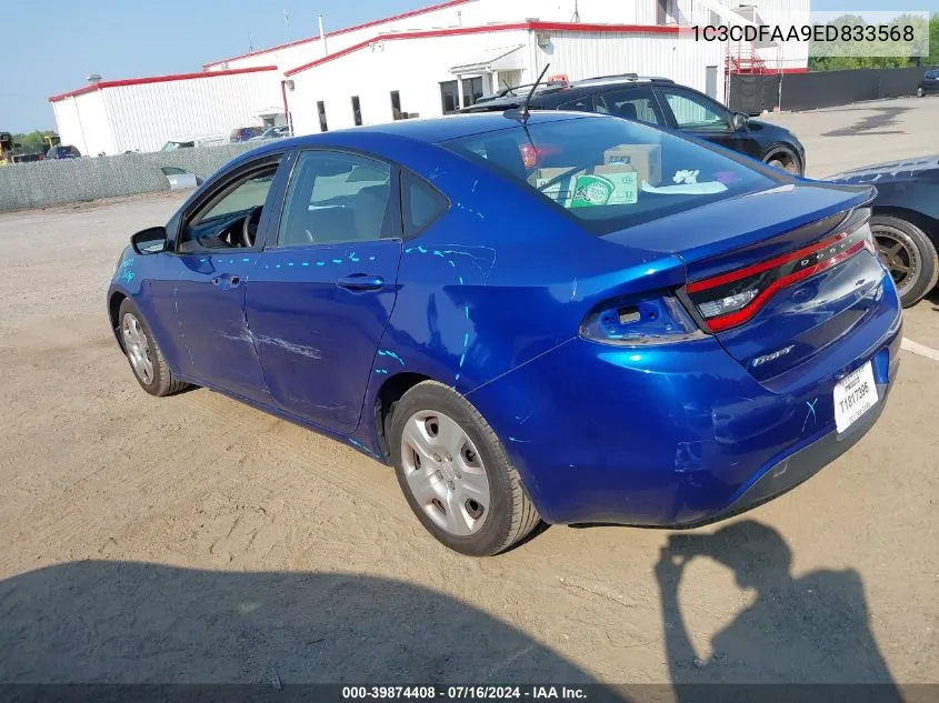 1C3CDFAA9ED833568 2014 Dodge Dart Se