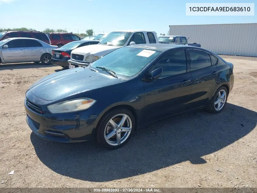 2014 Dodge Dart Se VIN: 1C3CDFAA9ED683610 Lot: 39983093