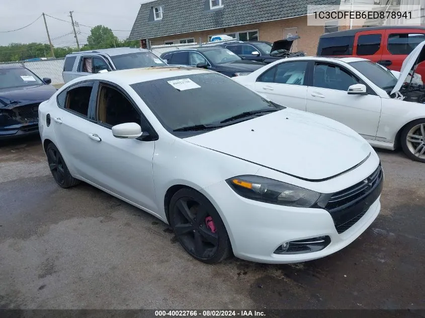 1C3CDFEB6ED878941 2014 Dodge Dart Gt