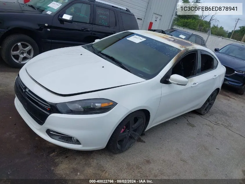 1C3CDFEB6ED878941 2014 Dodge Dart Gt