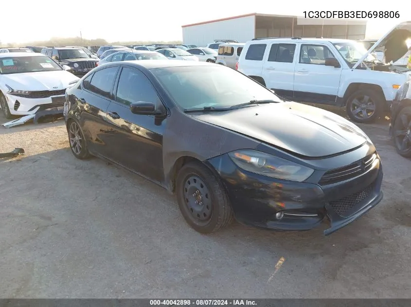 1C3CDFBB3ED698806 2014 Dodge Dart Sxt