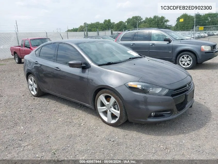 2014 Dodge Dart Gt VIN: 1C3CDFEB2ED902300 Lot: 40057944