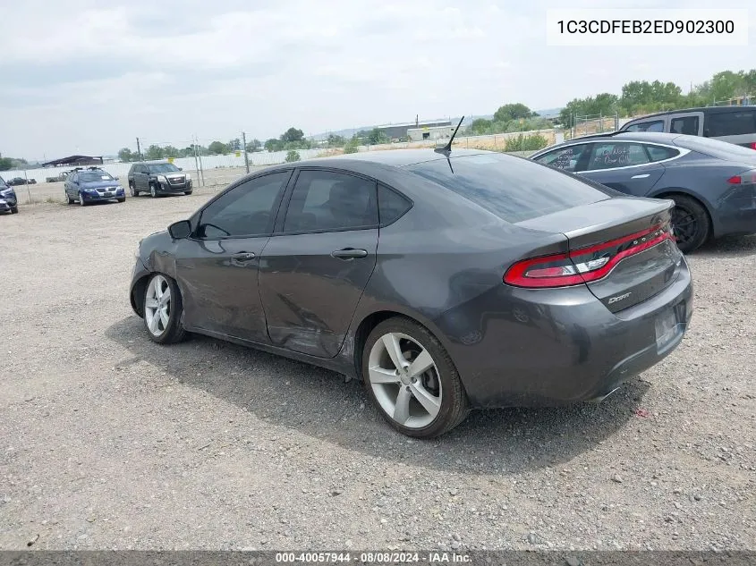 2014 Dodge Dart Gt VIN: 1C3CDFEB2ED902300 Lot: 40057944