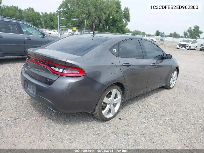 2014 Dodge Dart Gt VIN: 1C3CDFEB2ED902300 Lot: 40057944