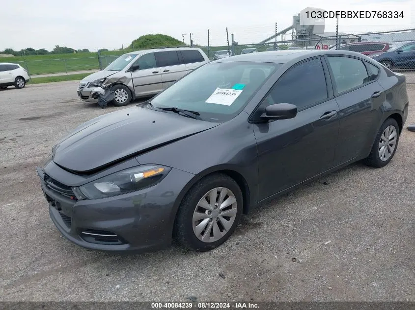 2014 Dodge Dart Sxt VIN: 1C3CDFBBXED768334 Lot: 40084239