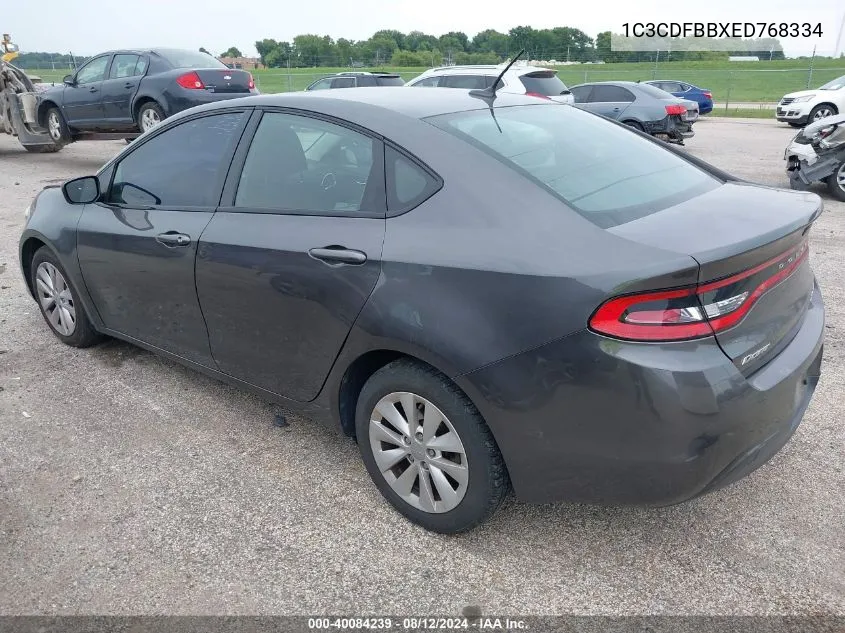 2014 Dodge Dart Sxt VIN: 1C3CDFBBXED768334 Lot: 40084239