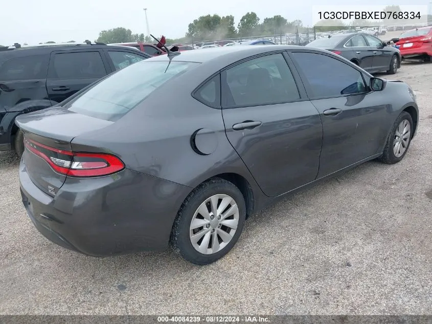 1C3CDFBBXED768334 2014 Dodge Dart Sxt