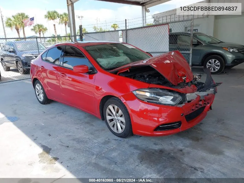 1C3CDFBB8ED894837 2014 Dodge Dart Sxt