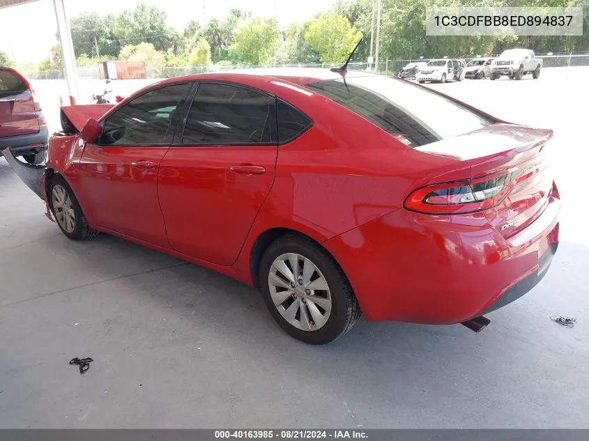 1C3CDFBB8ED894837 2014 Dodge Dart Sxt