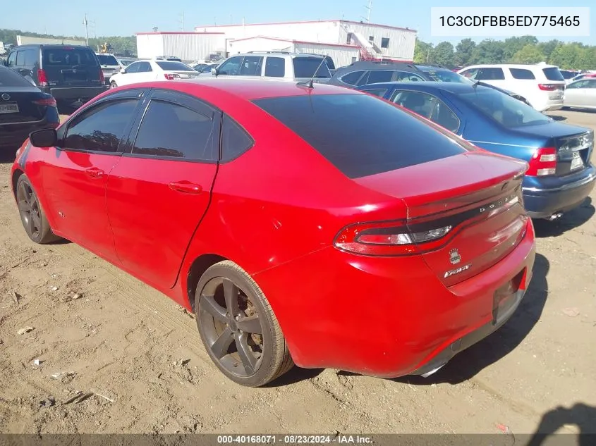 1C3CDFBB5ED775465 2014 Dodge Dart Sxt